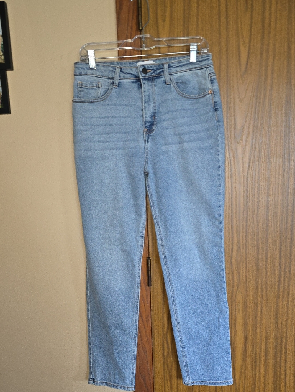 Cello High-Rise Light Blue Straight-Leg Jeans